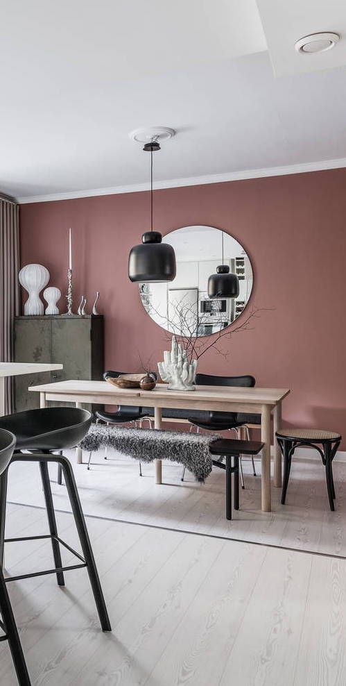 Living Room Home In Soft Pink Via Coco Lapine Design