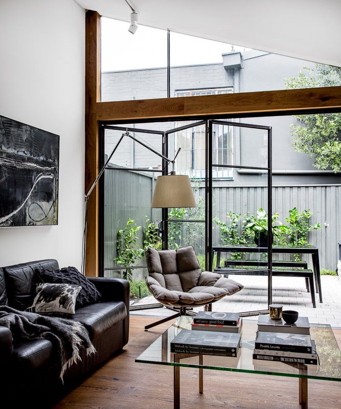 Living Room : Terrace house in Paddington - via cocolapinedesign.com